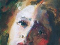 Tristâme hule sur toile , 30 X 24 cm disponible à la vente