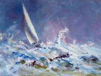 Faut virer Huile sur toile 24cm x30cm 90€