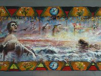 Pourtant, nous pourrions ! J’ai fait ce tableau en tentant de répondre à la question : « Et mille ans plus tard, qu’elle serait l’épopée racontée sur la tapisserie de Bayeux ? » Terra...