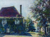 thegra maison bordreuil Huile sur toile Disponible à la vente