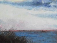 Fin de journée à Oléron huile sur toile, 30 x 30 cm Disponible