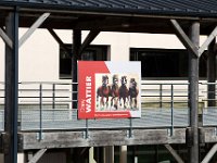 Les traits du nord en affiche sur la passerelle du pole hippique sportif