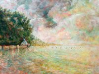 Pen er Men huile sur toile, 50 x 70 cm. Grand trophée 2017 du Palmarès National des Styles des Editions des Musées et de la Culture Disponible