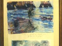 Deux études au pastel et crayon pour les tableaux ...