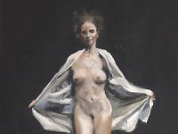 Coup de blouse Pastel sur papier