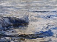 Vague instant huille sur toile ; 73x 60cm vendu