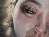 Chagrin d'amour Pastel sur Canson 