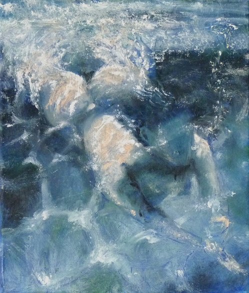 Naïades Jeux de la lumière et de l'eau sur le corps