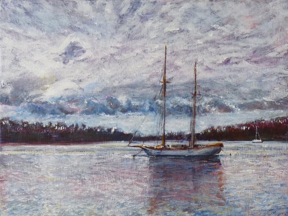 Marines Paysages marins de Dany Wattier, artiste peintre. Huile, acrylique, pastel.